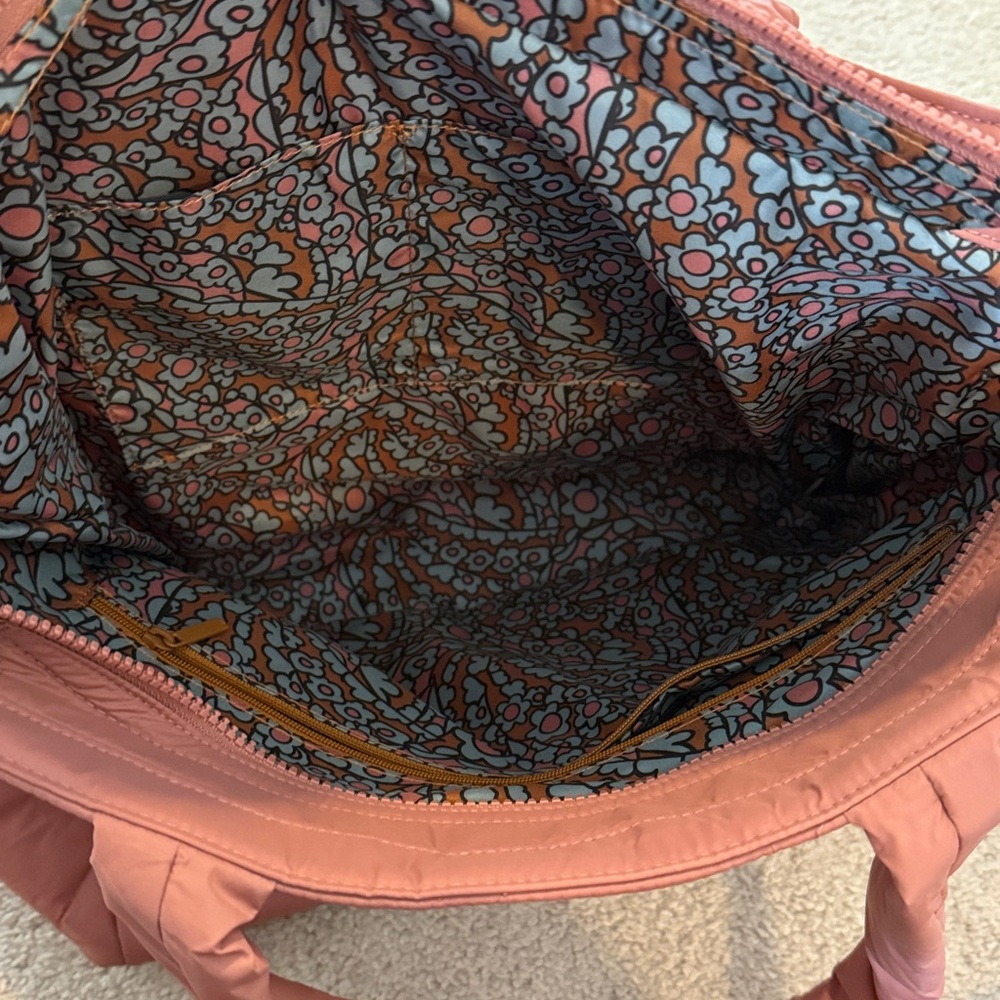 Vera Bradley Quilted Pink Tote Bag - Picture 2 of 5